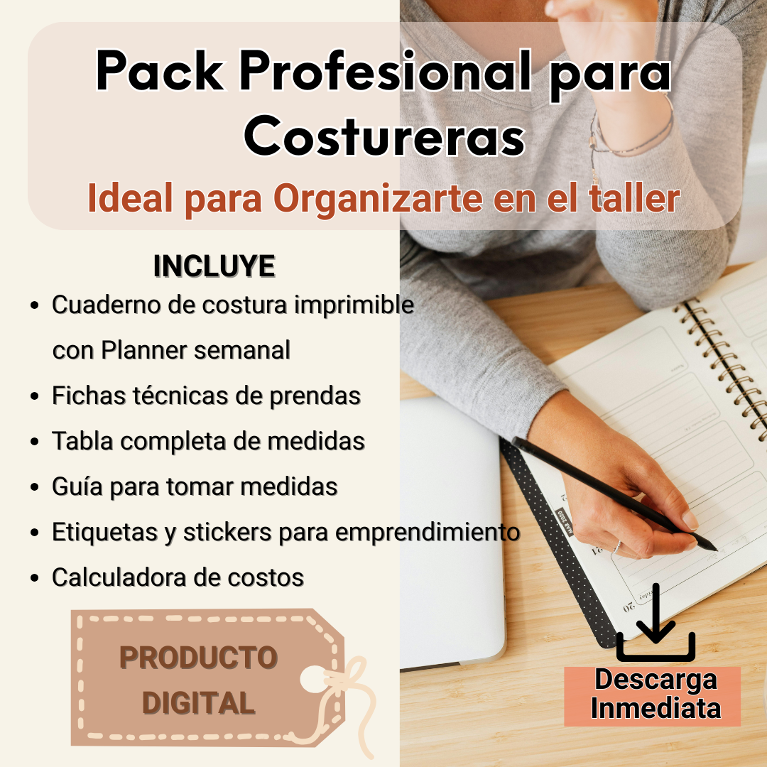 Pack profesional para costureras